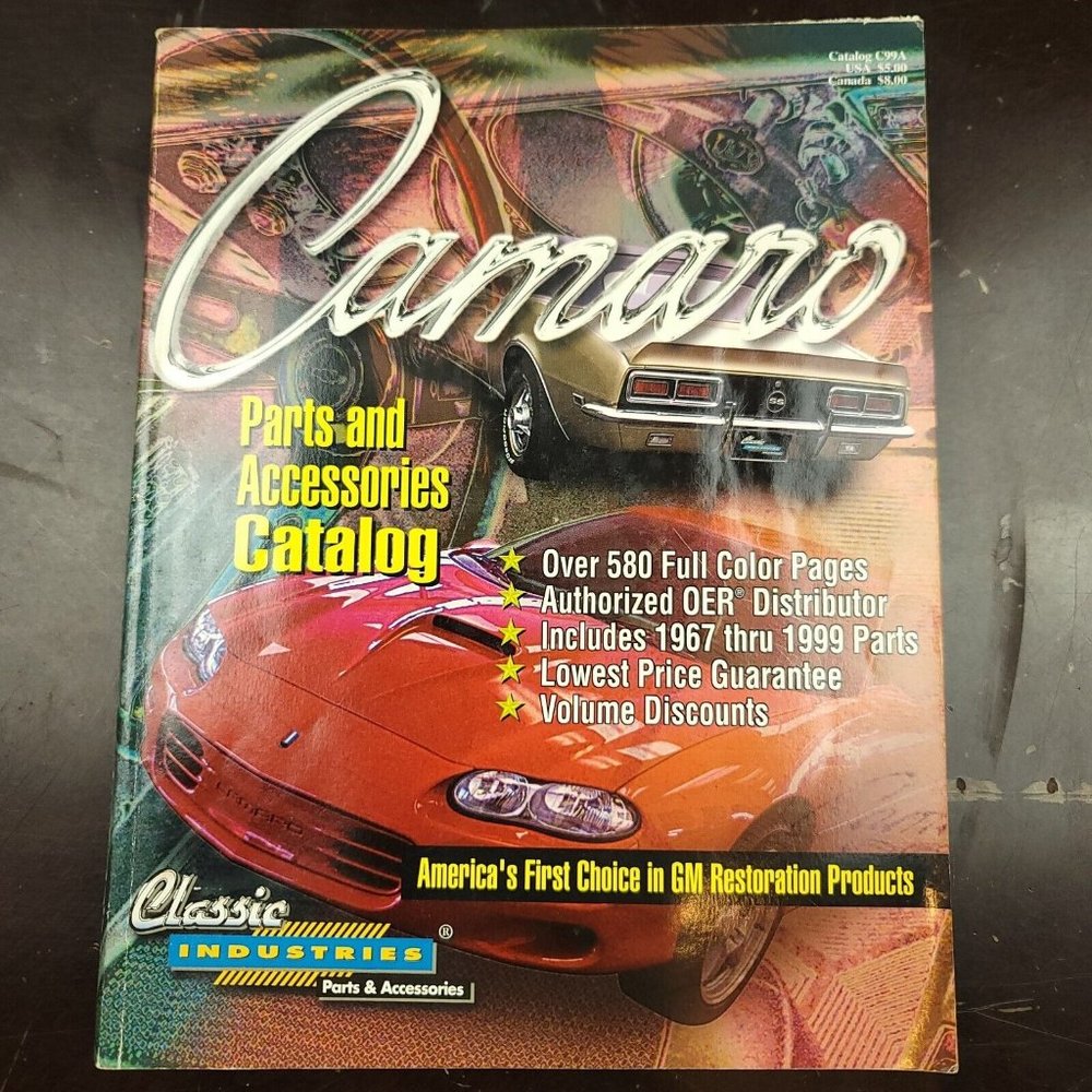 1999 Camaro Parts & Accessories Catalog 1967-1999 Classic Industries‎